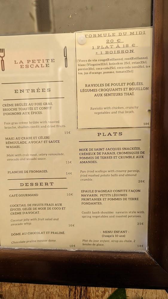 la petite escale - Menu Image 3