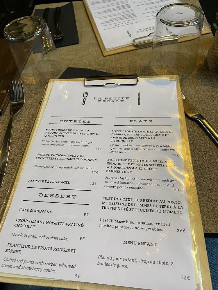 la petite escale - Menu Image 4